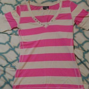 Cruel Girl striped shirt